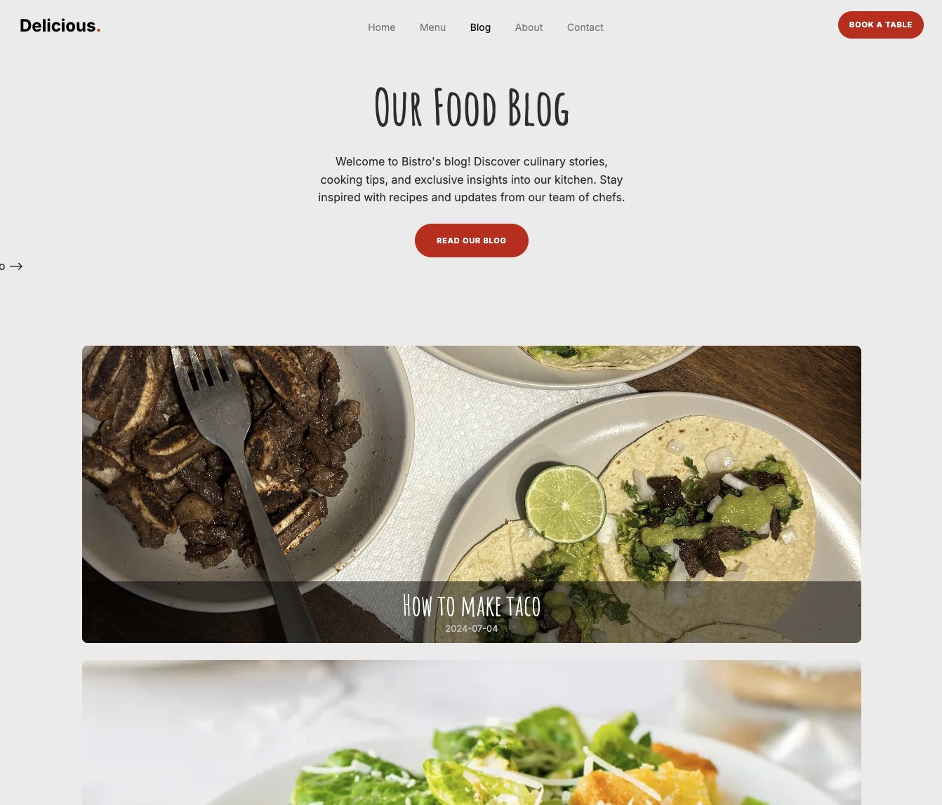 Restaurant Management System